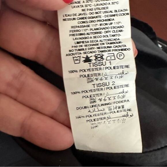 SINEQUANONE Paris Black Pink Floral Sleeveless Sheath Dress Retro Classic - Picture 9 of 12